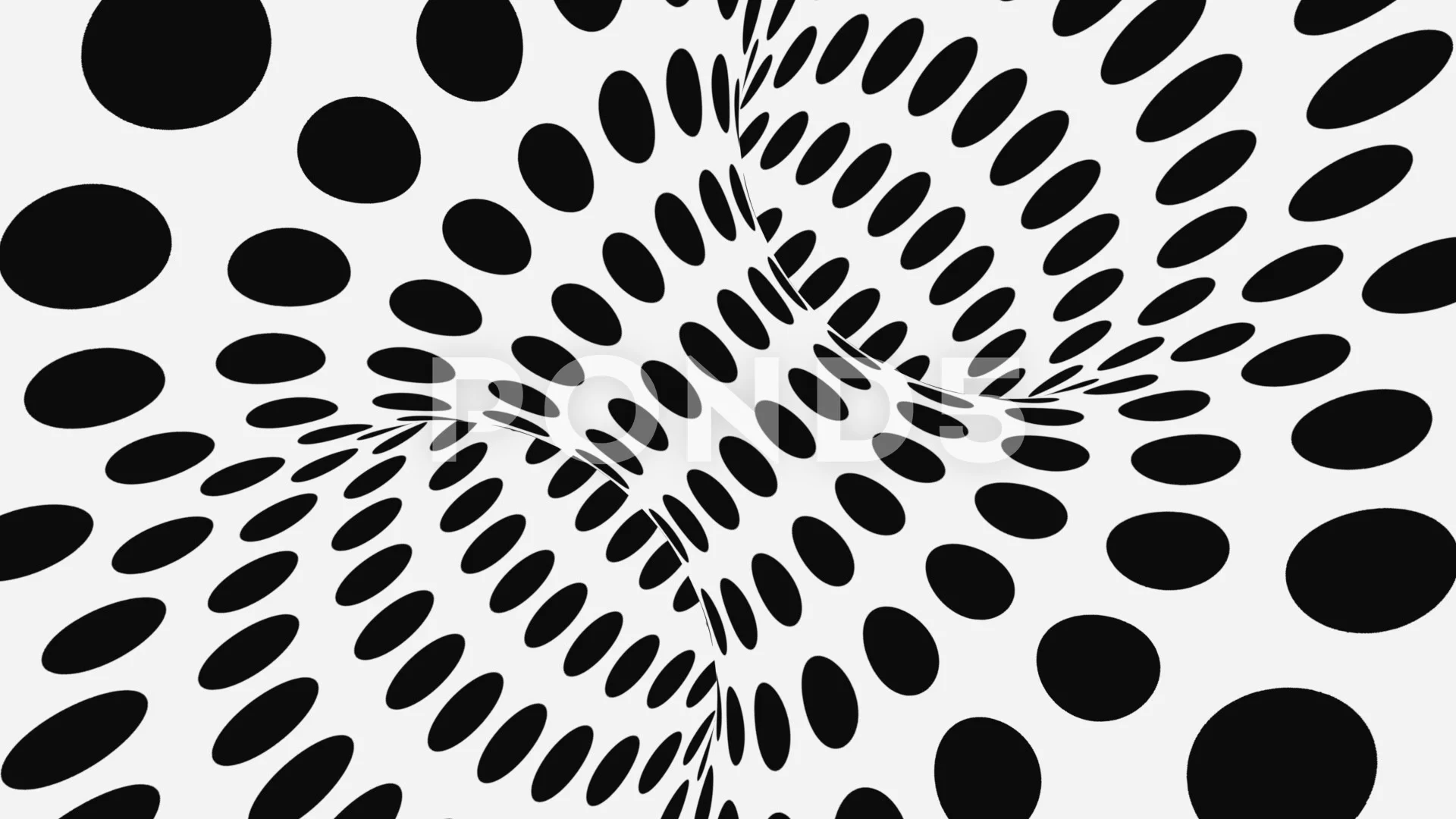 Black and white psychedelic optical illu... | Stock Video | Pond5