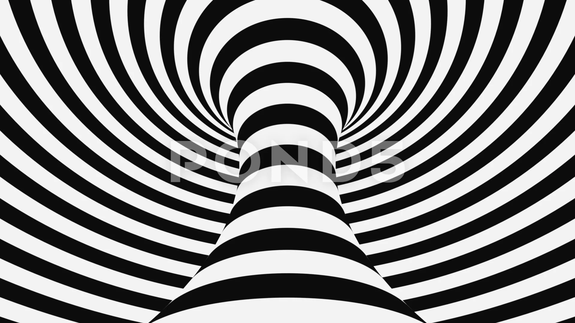 Black and white psychedelic optical illu... | Stock Video | Pond5