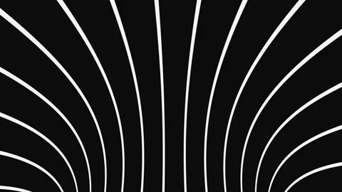 Black and white psychedelic optical illusion. Abstract hypnotic background. Video stock 127387630