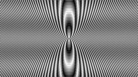 Black and white Psychedelic optical illusion background Stock Footage 155059512