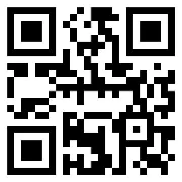Black and white qr code Stock Illustration