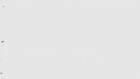 Black and White Question Mark Transition Isolated on alpha background Stock Footage 237598027