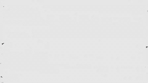 Black and White Question Mark Transition Isolated on alpha background Stock Footage 237598191