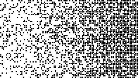 Black and White Random Pixels Pattern. Shuffled pixels texture background. Cl Ilustração Stock