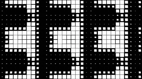 Black and White Rectangles 09 Vídeos de archivo 47292187