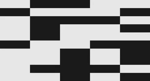 Black and White Rectangular Abstract Pattern Stock Illustration