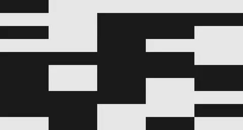 Black and White Rectangular Abstract Pattern Stock Illustration