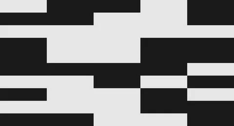 Black and White Rectangular Abstract Pattern Stock Illustration