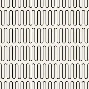 Black and white repeat design for decor Stock Illustration