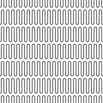 Black and white repeat design for decor Illustrazione stock