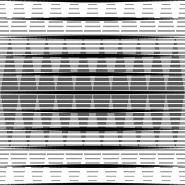 Black and white repeating pattern with abstract geometry Stock-Illustration