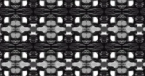 Black and white repetitive reflection map of a small black box kind of thin.. Stock Illustration