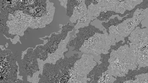 Black and white ripples of Static TV textures Stock Footage 125216260