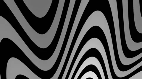 Black and White Ripples Visual Loop Stock Footage 40428787