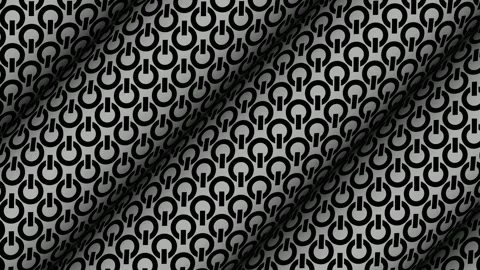 Black and White Rolls, Unique Design, Shape, Figure, Background, Exclusive Stock Footage 304114452