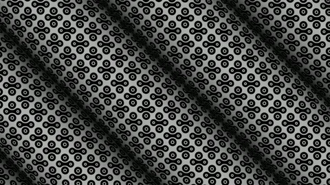 Black and White Rolls, Unique Design, Exclusive, Figure, Shape, Background Stock Footage 304114598