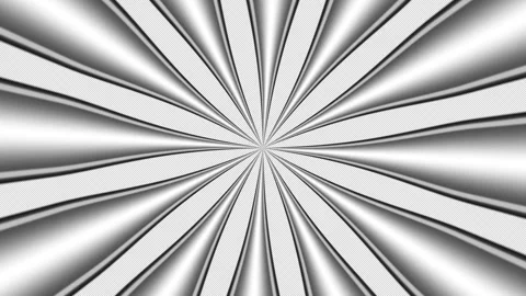 Black and White Rotating Radial Bands Background Stock Footage 341834767