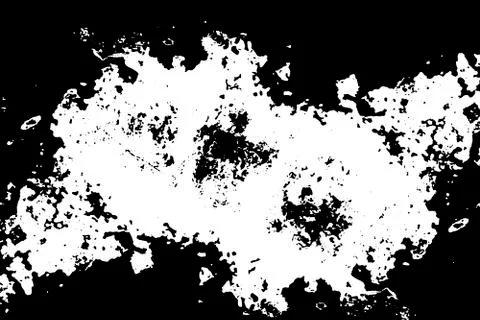 Black and white rust texture grunge background. Abstract halftone vector Stock Illustration