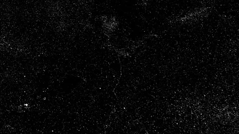 Black and white screen mode grunge overlay scratches looped animation Stock Footage 261522080