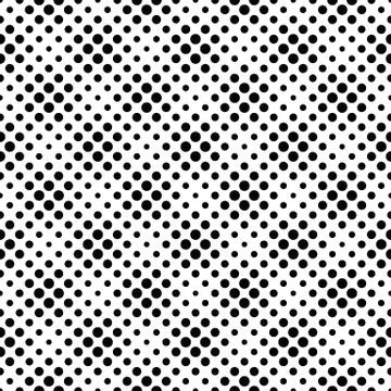 Black and white seamless abstract dot pattern background 스톡 일러스트