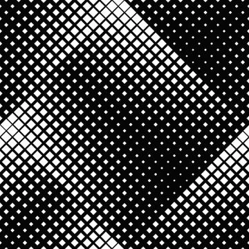 Black and white seamless diagonal square pattern background Stockillustratie