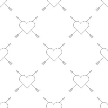 Black and white seamless pattern Stock Illustration