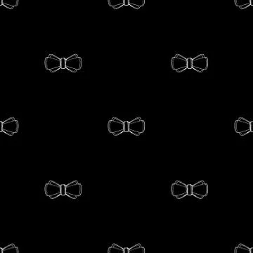 Black and white seamless pattern Stock Illustration