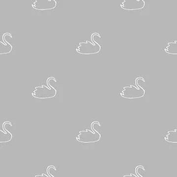 Black and white seamless pattern Stock Illustration