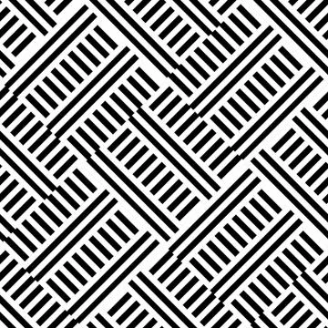 Black and white seamless pattern Stock Illustration