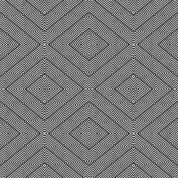 Black and white seamless pattern Stock Illustration