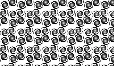Black and white seamless pattern textile new design Stock Illustration