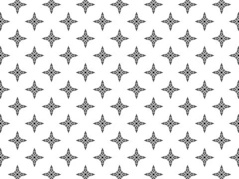 Black and white seamless pattern texture Stock Illustration