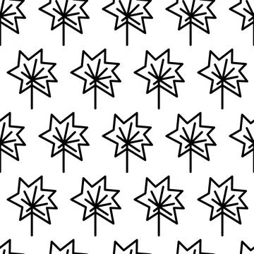 Black and white seamless pattern with tree icon. Vector trees symbol sign イラスト素材