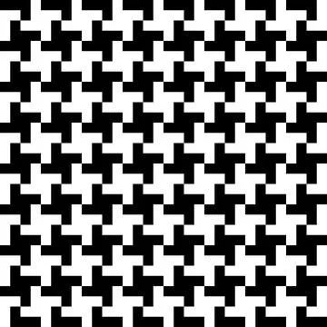 Black and white seamless pattern Stock Illustration