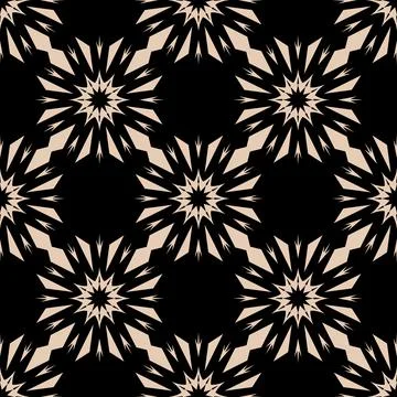 Black and white seamless pattern, vector illustration for textile design Illustrazione stock