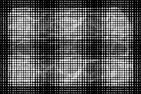 Black and white seamless pattern with dense diagonal rows of small repeating Illustrazione stock