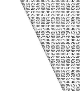 Black and white security background with HEX-code Stock Illustration