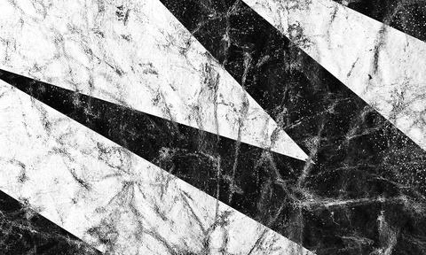 Black and White Shape Texture with Rough Creases Stock Illustration