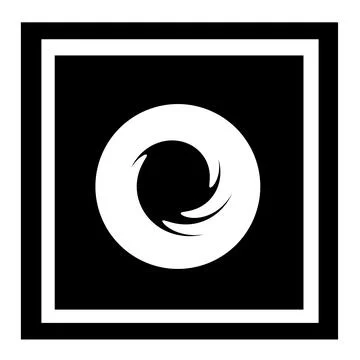 Black and white shaped pattern Illustrazione stock