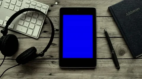 Black and white smartphone bluescreen Stock Footage 63456111