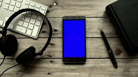 Black and white smartphone Stock Footage 63456244