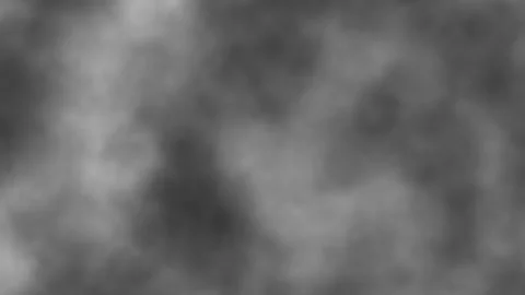 Black and white smoke cloud vertical loop transition background Stock Footage 340238755