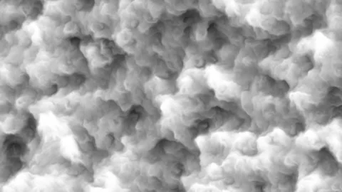 Black and White Smoke Texture Motion Overlay Background Stock Footage 344653851