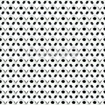 Black and white soccer ball Stock Illustration