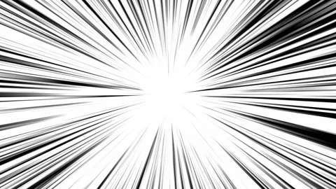 Black and White Speed Lines Anime Background 3 Vidéo 150107654