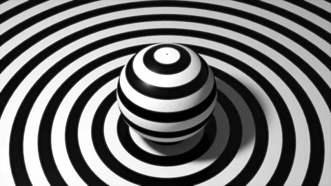 Black and White Sphere Stock Footage 133735259
