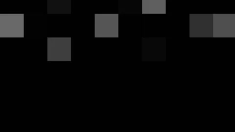 Black and white square 8 bit pixel background, pixel cube,Monochromatic digital Stock Footage 146755670