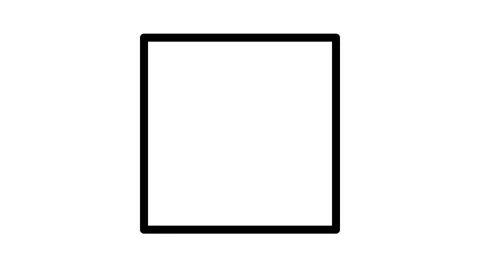 A black and white square featuring a prominent layout across its surface. Stock Footage 334931153