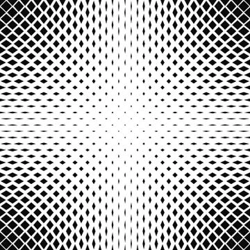 Black and white square pattern background Illustrazione stock