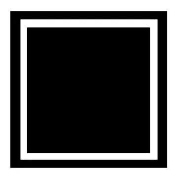Black and white square pattern with frame Stock-Illustration